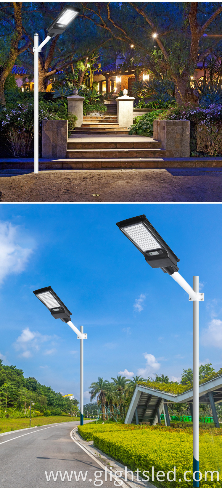 IP65 waterproof outdoor 80w 120w all in one integrated SMD led solar street lighting